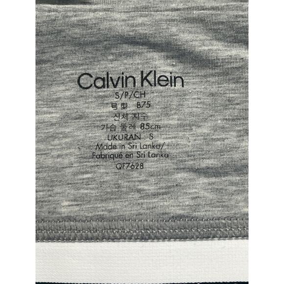 Calvin Klein Heather Gray Sculpted Strapless T-Shirt Bra Women's Size S Comfort - Picture 3 of 7